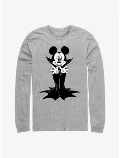 Flash Sale 👍 Disney Mickey Mouse Vampire Mickey Long-Sleeve T-Shirt 👏
