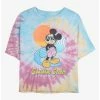 Best deal 🔔 Disney Mickey Mouse Sunshine Seeker Tie Dye Crop 👧 Girls T-Shirt ✔️