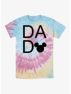 Coupon 🔔 Disney Mickey Mouse Dad Mouse Tie Dye T-Shirt 🎁