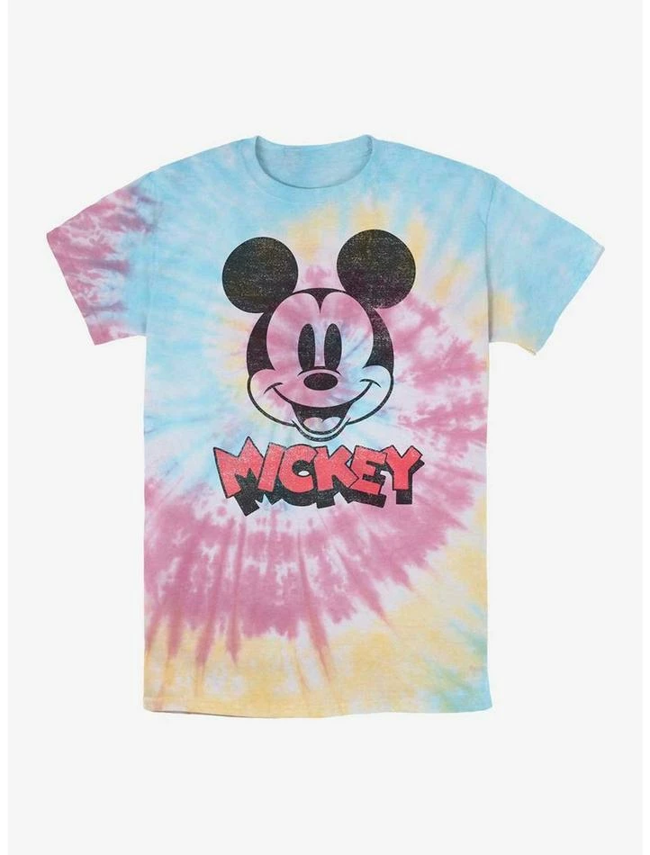 Promo π Disney Mickey Mouse Heads Up Tie Dye T-Shirt π§¨
