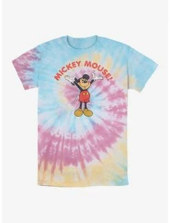 Cheap 💯 Disney Mickey Mouse Retro Mickey Tie Dye T-Shirt 🤩