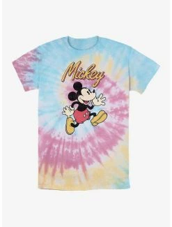 Best Sale 🔥 Disney Mickey Mouse Vintage Mickey Tie Dye T-Shirt ✨