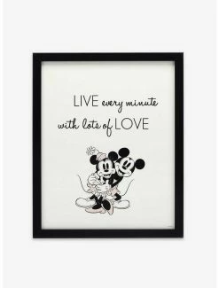 Coupon π₯° Disney Mickey Mouse Minnie Live & Love Wood Wall Decor π