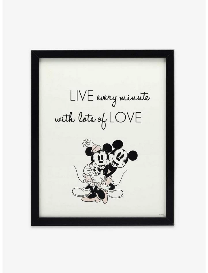 Coupon π₯° Disney Mickey Mouse Minnie Live & Love Wood Wall Decor π