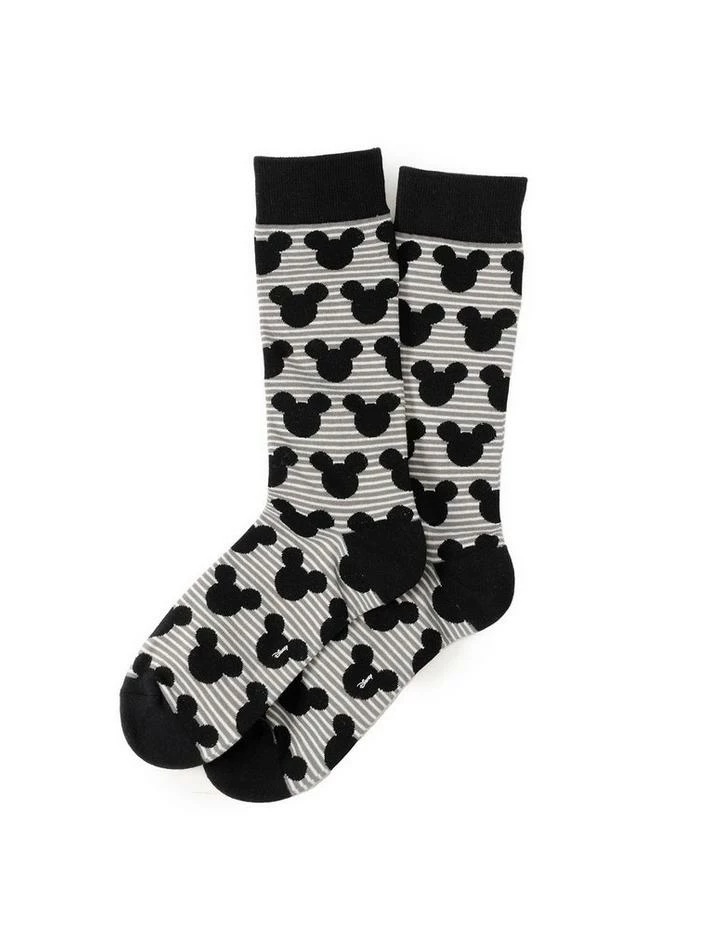 Best Sale π Disney Mickey Mouse Silhouette Stripe 𧦠Socks π - Image 2