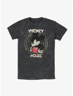 Promo ✔️ Disney Mickey Mouse Gritty Mickey Mineral Wash T-Shirt 😍