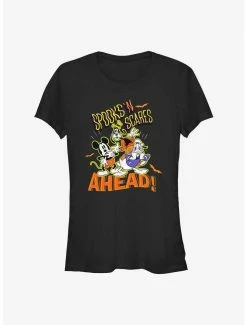 Buy 👍 Disney Mickey Mouse Spooks n' Scares 👧 Girls T-Shirt ✔️