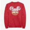 Best Sale 🌟 Disney Mickey Mouse Alegria Joy in Spanish Ears Sweatshirt ❤️