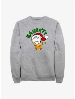 Cheapest 😍 Disney Mickey Mouse Naughty Holiday Donald Sweatshirt ❤️