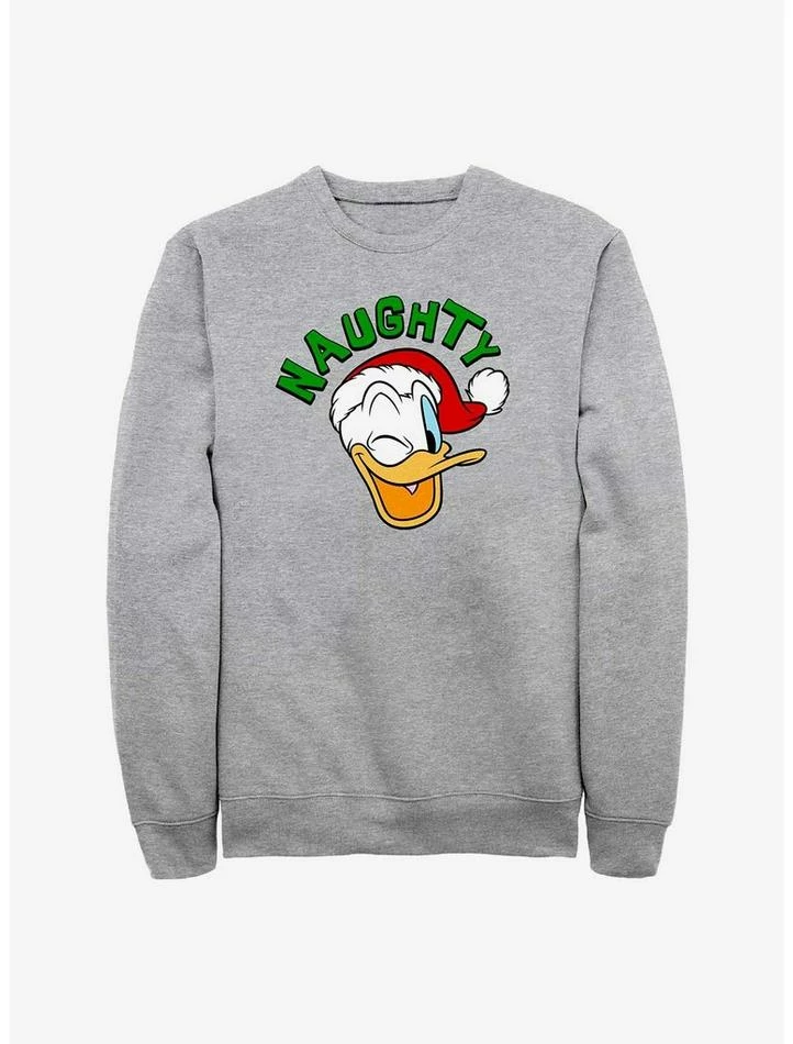 Cheapest ๐ Disney Mickey Mouse Naughty Holiday Donald Sweatshirt โค๏ธ