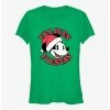 Brand new ⌛ Disney Mickey Mouse Felices Fiestas Happy Holidays in Spanish 👧 Girls T-Shirt 🎉