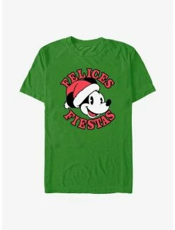 Best Sale 🧨 Disney Mickey Mouse Felices Fiestas Happy Holidays in Spanish T-Shirt 😉
