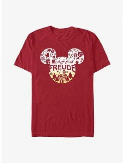Discount ⭐ Disney Mickey Mouse Freude Joy in German Ears T-Shirt 👍