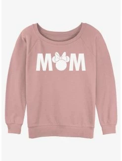 Outlet ⌛ Disney Mickey Mouse Minnie Mom 👧 Girls Slouchy Sweatshirt 🧨