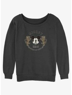 Best Pirce 🤩 Disney Mickey Mouse Spirit of Tiger 👧 Girls Slouchy Sweatshirt ⌛