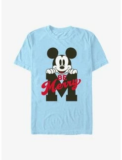 Hot Sale 🔔 Disney Mickey Mouse Be Merry T-Shirt 😀
