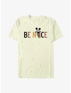 Brand new 🔔 Disney Mickey Mouse Be Nice T-Shirt 👏