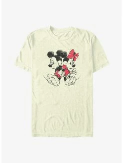 Budget 🤩 Disney Mickey Mouse Better Days Mickey & Minnie Sketch T-Shirt 😍