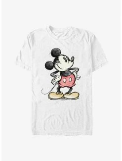 Top 10 ✨ Disney Mickey Mouse Charcoal Sketch Mickey T-Shirt 👏