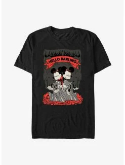 Promo 🤩 Disney Mickey Mouse Mickey and Minnie Devilish Hello Darling T-Shirt 🔔