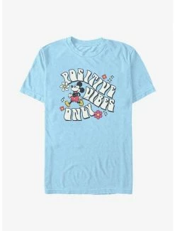Budget 🎁 Disney Mickey Mouse Positive Vibes T-Shirt 🔥