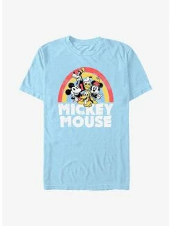 Wholesale 🌟 Disney Mickey Mouse Friends Under The Rainbow T-Shirt 🧨