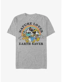 Best Sale 🤩 Disney Mickey Mouse Nature Lover Earth Saver T-Shirt 🤩