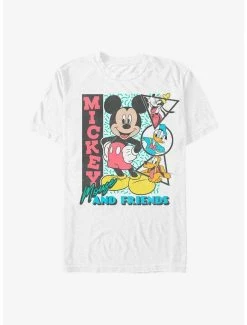 Best Sale ❤️ Disney Mickey Mouse Retro Friends T-Shirt 🥰