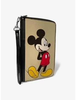 Brand new 🔥 Disney Classic Mickey Mouse Standing Pose Zip Around Wallet 💯
