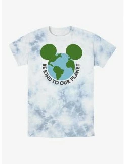 Hot Sale ✔️ Disney Mickey Mouse Be Kind To Our Planet Tie-Dye T-Shirt ⭐