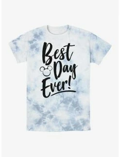 Promo 😍 Disney Mickey Mouse Best Day Ever Tie-Dye T-Shirt 👏