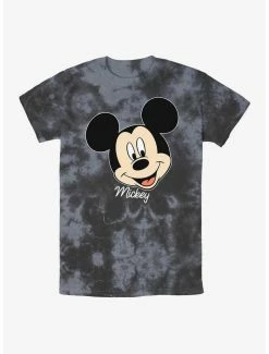 Top 10 🥰 Disney Mickey Mouse Big Face Tie-Dye T-Shirt 😉