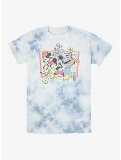 Promo ⌛ Disney Mickey Mouse Break Out Tie-Dye T-Shirt 🧨