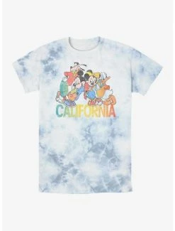 New ✨ Disney Mickey Mouse Cali Group Tie-Dye T-Shirt ⌛