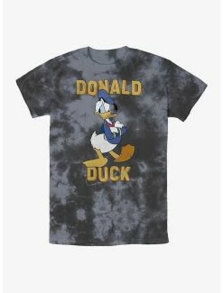 New ⌛ Disney Mickey Mouse Donald Duck Tie-Dye T-Shirt 😀