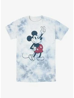 Top 10 🤩 Disney Mickey Mouse Plaid Mickey Tie-Dye T-Shirt ✨