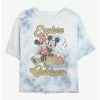Wholesale ⭐ Disney Mickey Mouse Outdoors Campfire Tie-Dye 👧 Girls Crop T-Shirt 👏