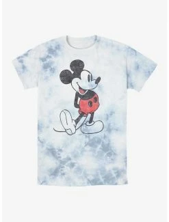 Cheap 👍 Disney Mickey Mouse Vintage Classic Tie-Dye T-Shirt ⌛