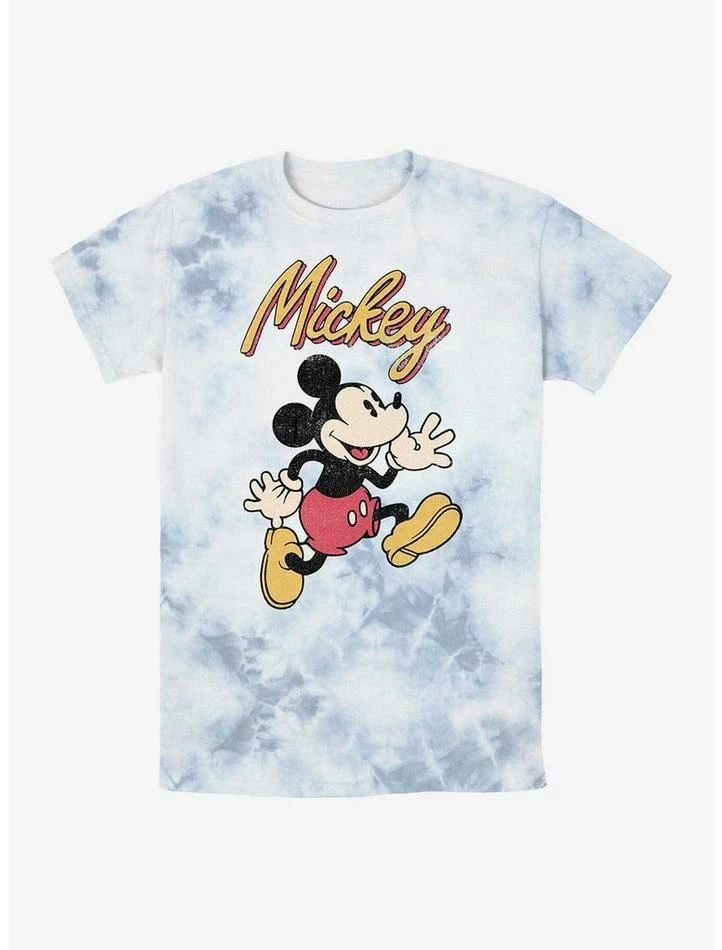 Budget π― Disney Mickey Mouse Vintage Mickey Tie-Dye T-Shirt π