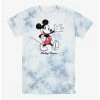 Outlet 💯 Disney Mickey Mouse Waving Hi Tie-Dye T-Shirt 🧨