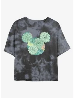Best reviews of 🎉 Disney Mickey Mouse Succulents Tie-Dye 👧 Girls Crop T-Shirt ⌛