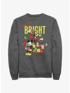 Best deal ❤️ Disney Mickey Mouse Bright 🎄 Christmas Mickey, Goofy, and Donald Sweatshirt 🧨