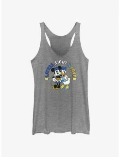 Deals ❤️ Disney Mickey Mouse Latkes Light & Love Minnie and Daisy 👧 Girls Tank 🌟