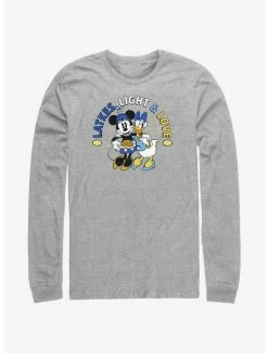Deals 😉 Disney Mickey Mouse Latkes Light & Love Minnie and Daisy Long-Sleeve T-Shirt ⌛