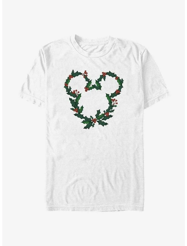 Best reviews of π Disney Mickey Mouse Mistletoe Wreath Ears T-Shirt π€©