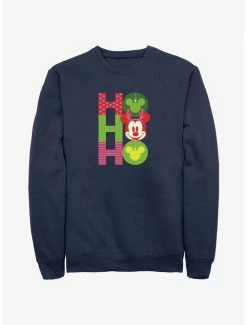 Best Pirce 🎁 Disney Mickey Mouse Ho Ho Ho Ornaments Sweatshirt 😍