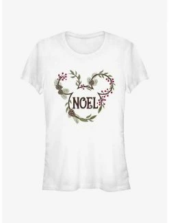 Brand new 🎉 Disney Mickey Mouse Noel Mistletoe Ears 👧 Girls T-Shirt 🥰