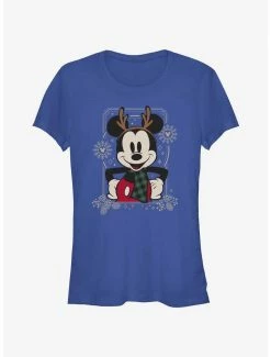 Wholesale 🎉 Disney Mickey Mouse Winter Ready 👧 Girls T-Shirt ⭐