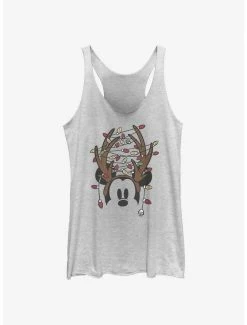 Flash Sale 🎁 Disney Mickey Mouse 🎅 Christmas Light Antlers 👧 Girls Tank ✨