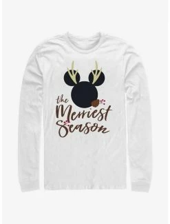 Top 10 😉 Disney Mickey Mouse Merriest Season Long-Sleeve T-Shirt 🎉